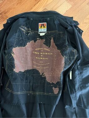 Kakadu Traders Men's Black Trench Coat